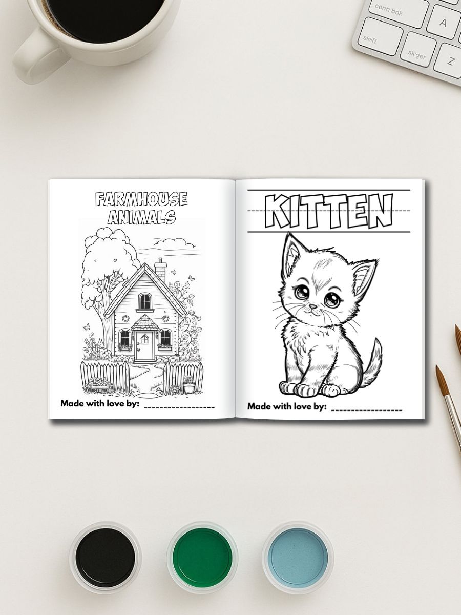 My First Farmhouse Animals (12 Pages) - Image 3