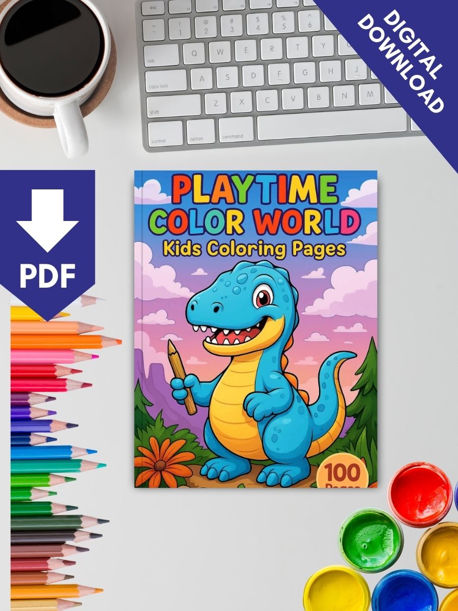 Playtime Color World - 100 Kids Coloring Pages - Image 2