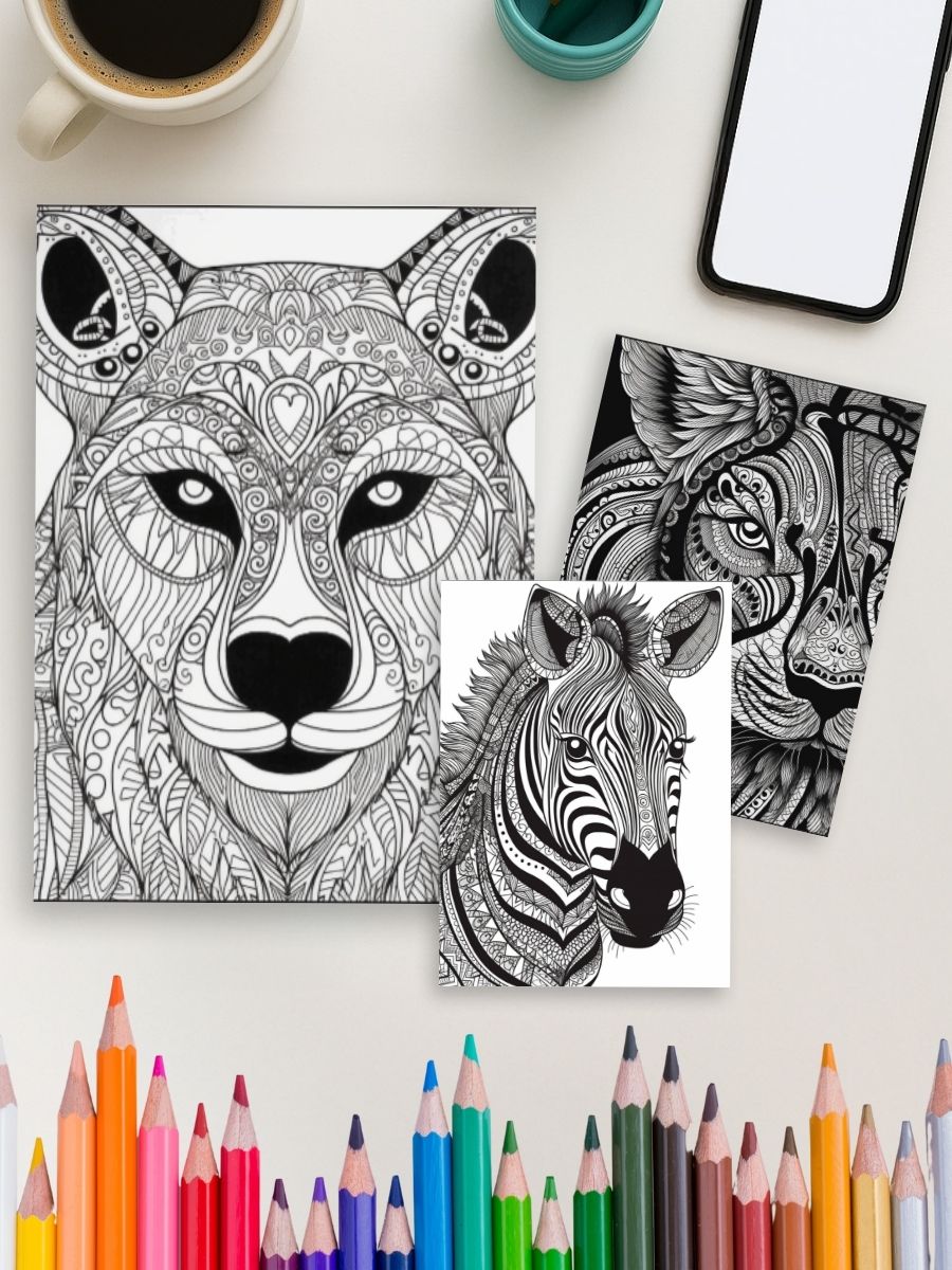 Mandala Animal Spirits – 50 Decorative Animal Pages - Image 4
