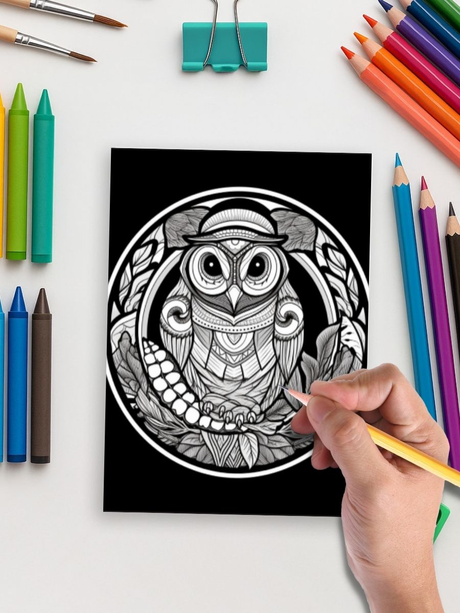 Mandala Animal Spirits – 50 Decorative Animal Pages - Image 5