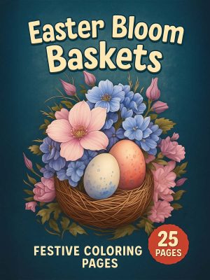 Easter Bloom Baskets – 25 Festive Coloring Pages