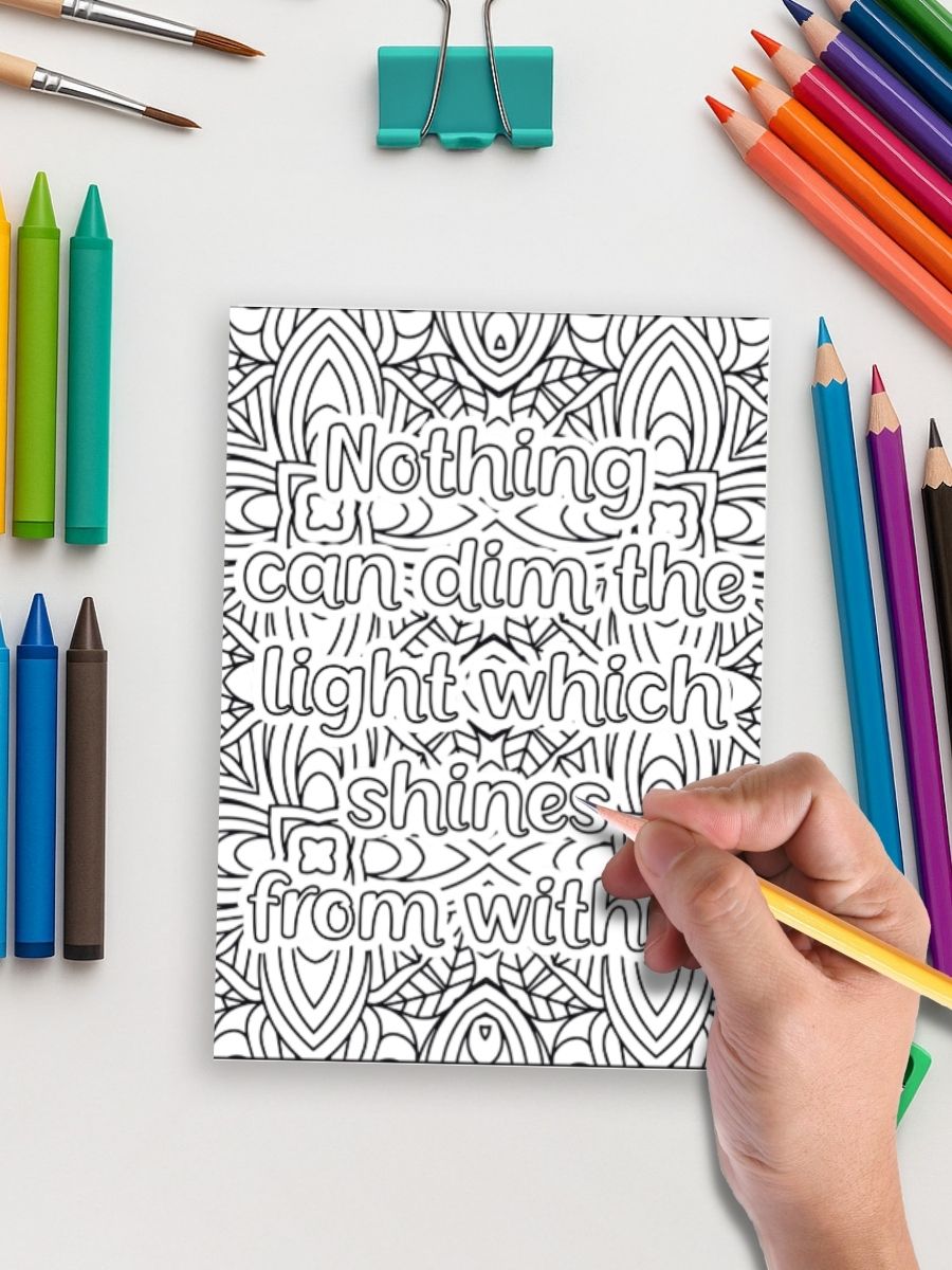 Motivational Mandalas – 25 Empowering Quote Designs - Image 5