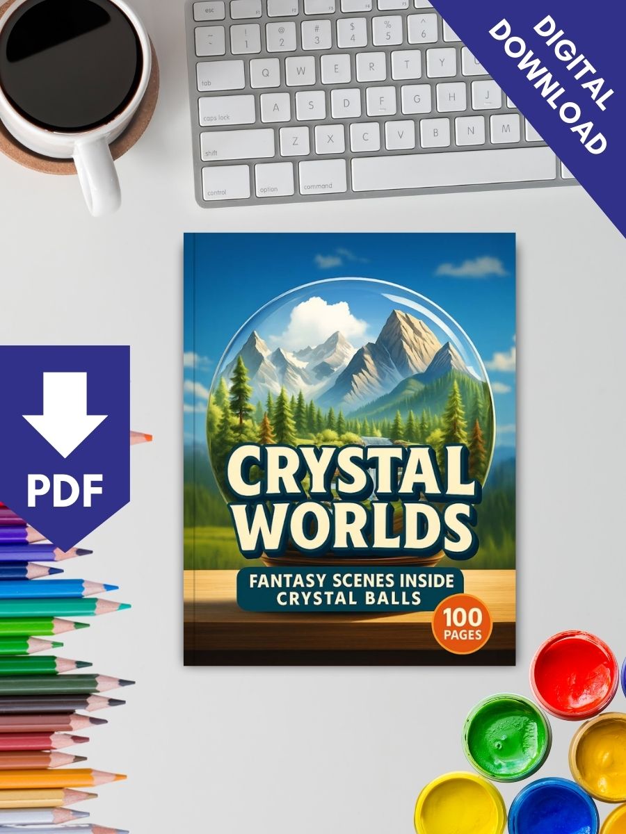 Crystal Worlds – 100 Fantasy Scenes Inside Crystal Balls - Image 2
