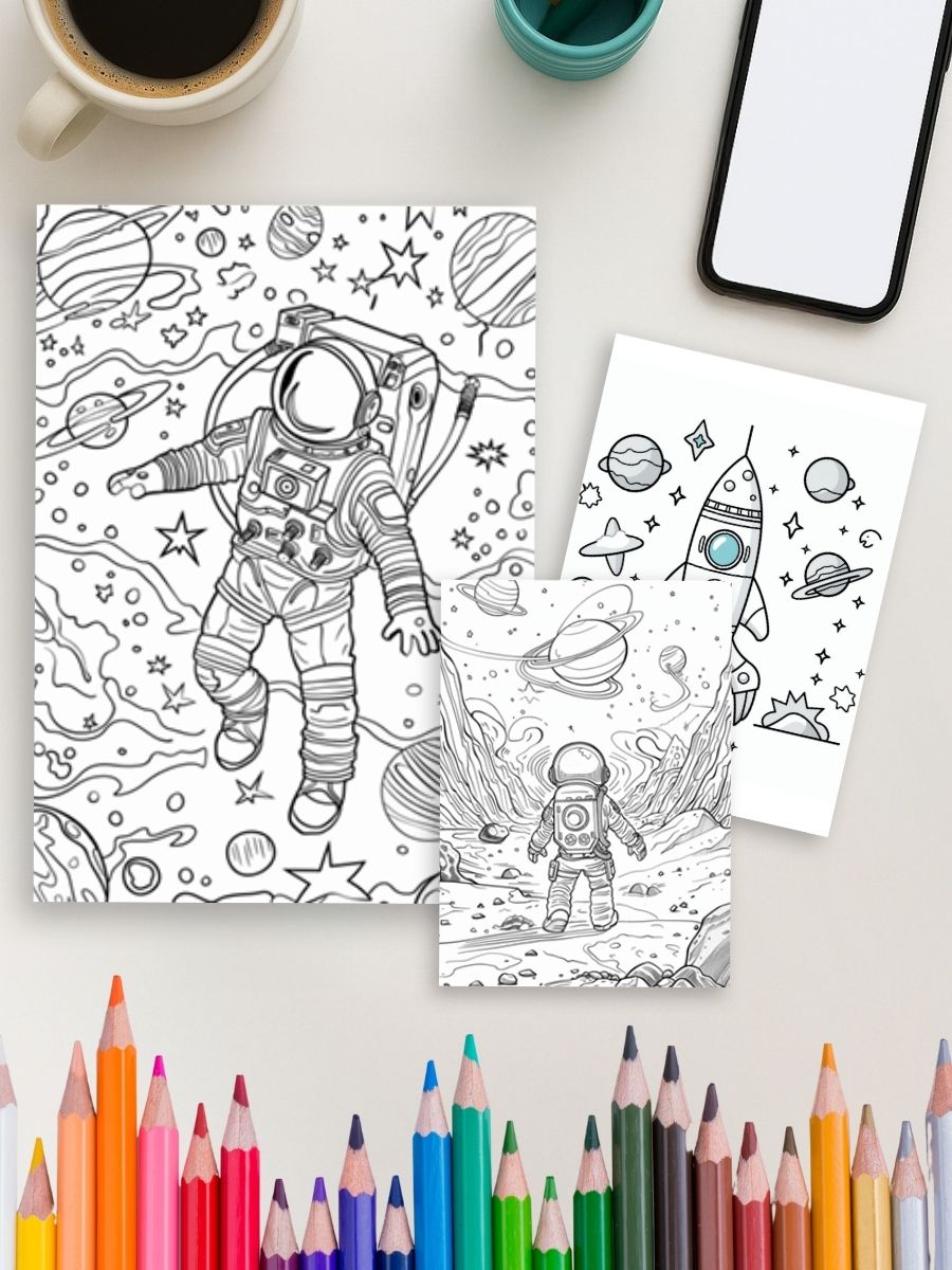 Space Quest – 184 Intergalactic Adventure Pages for Kids - Image 4