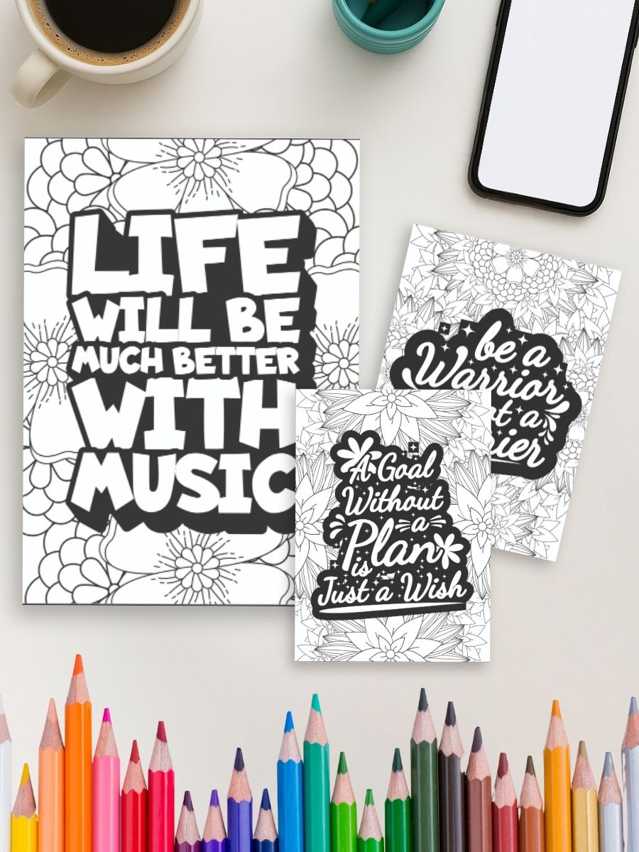 Words of Wisdom – 70 Motivational Quote Pages - Image 4