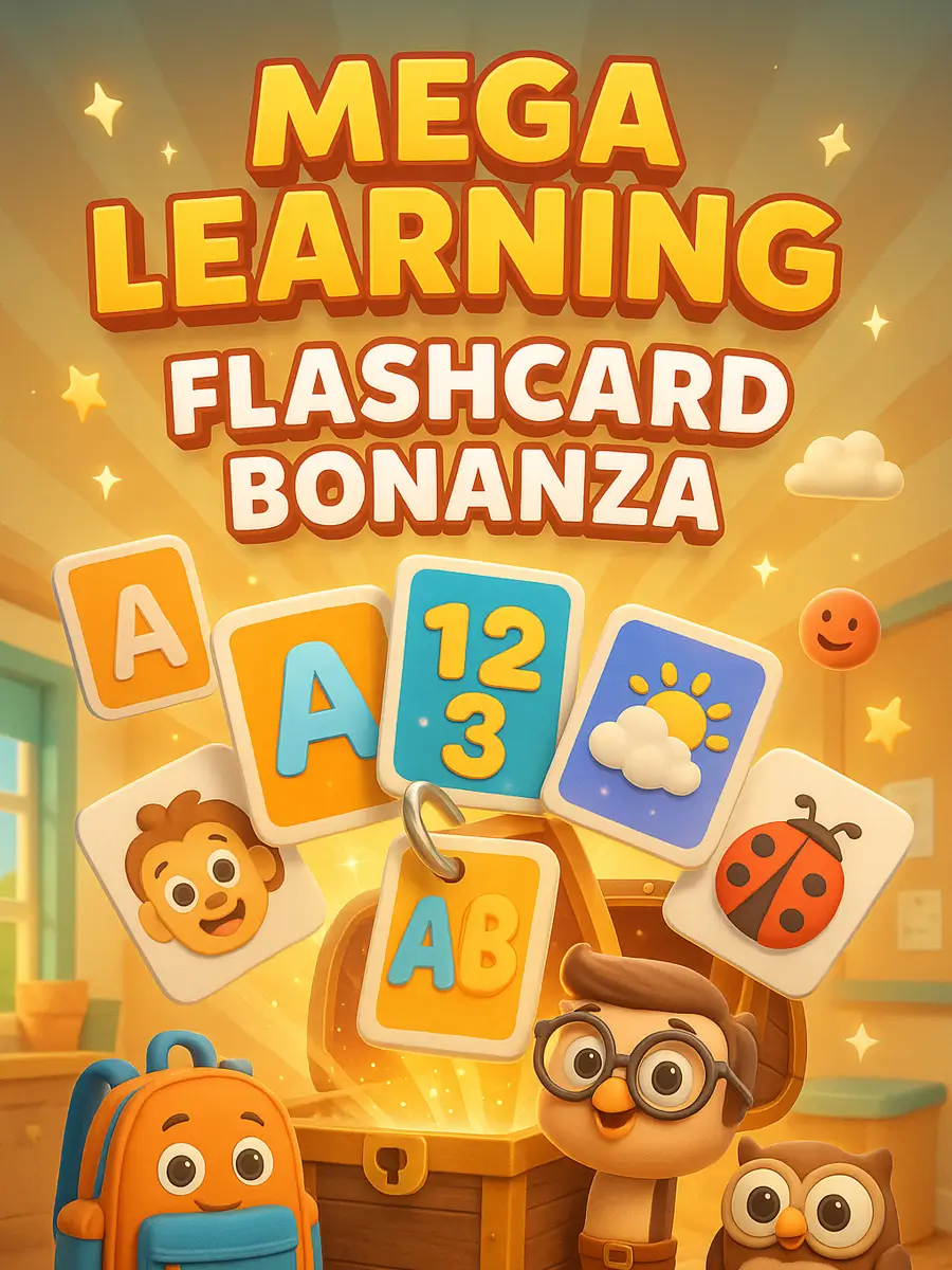 Mega Learning Flashcard Bonanza (675 Pages)