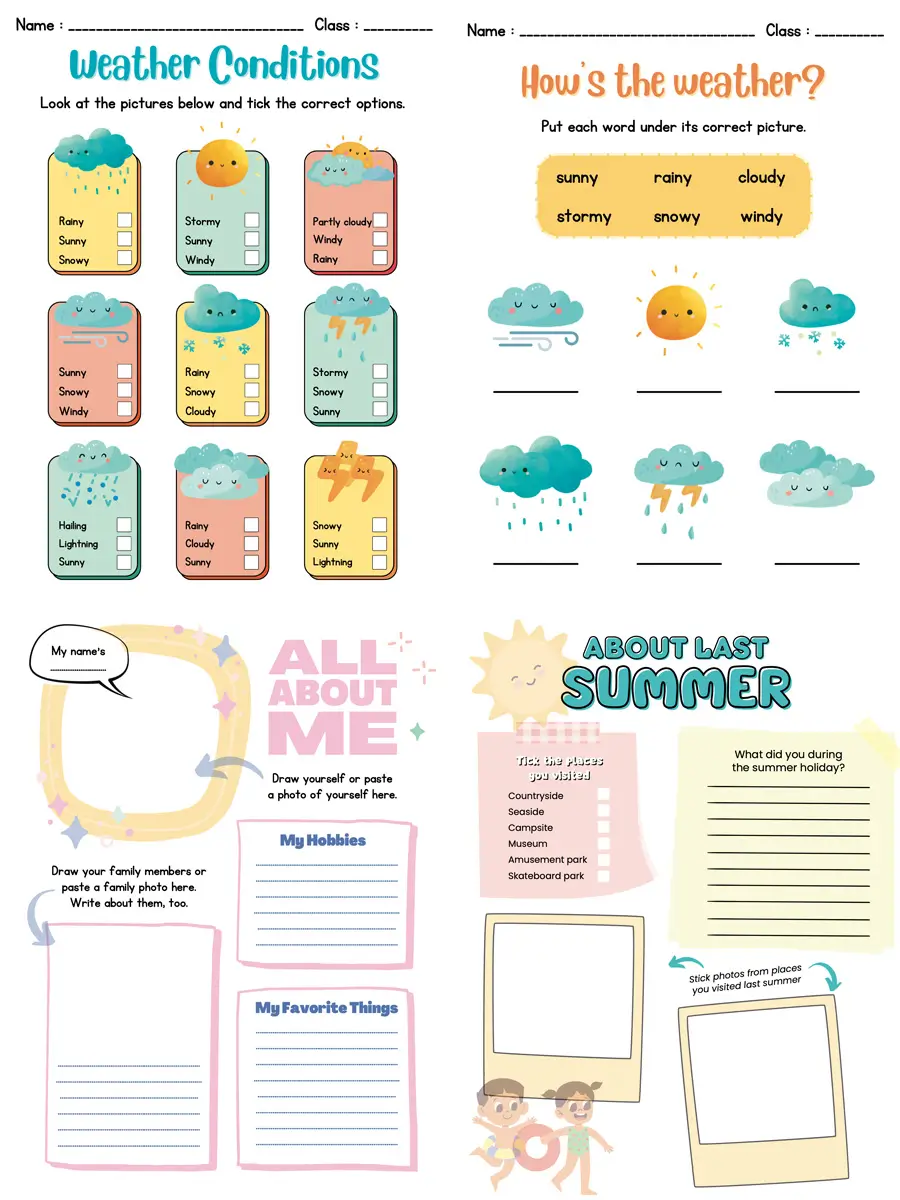 Seasons of Fun – Weather & Seasonal Activity Super Bundle - Image 2